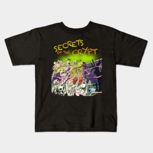 Comic Horror for halloween Secrets of the Crypt Kids T-Shirt